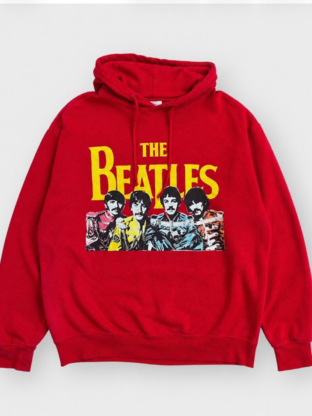 The Beatles Graphic Red Hoodie